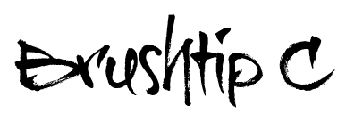 Brushtip C font